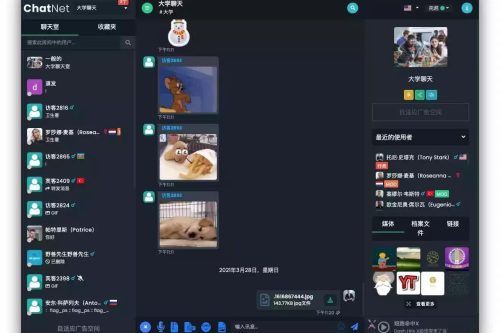 2024 ChatNet多用户在线聊天室源码  免授权版