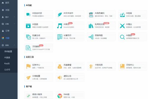 ChatGPT付费创作系统V3.0.6独立版 WEB+H5+小程序端 （新增AI全网搜索+文档解析+豆包AI通道）